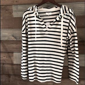Lou & Grey Striped Pullover Sweater